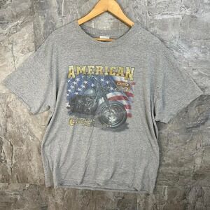 Grey vintage American 1776 Men's XL  ‎ #bikerstyle